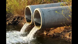 Water companies may face a £800m fine for not accurately reporting sewage discharge.