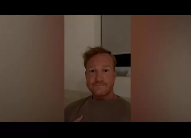 Greg Rutherford reports he's feeling better after being taken to the hospital for scratching his skin.