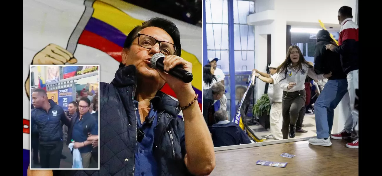 Candidate in Ecuador assassinated in shootout at rally while campaigning.