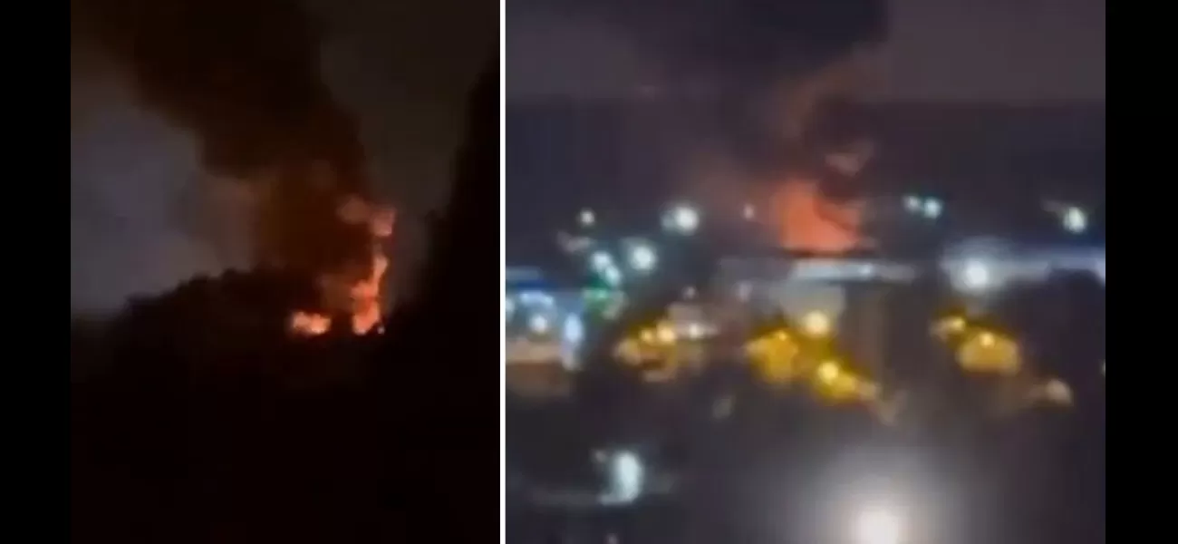 Fires rage near Moscow as Russia faces another round of explosions overnight.