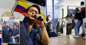 Candidate in Ecuador assassinated in shootout at rally while campaigning.