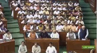 No Confidence Motion in Lok Sabha was defeated in a voice vote.