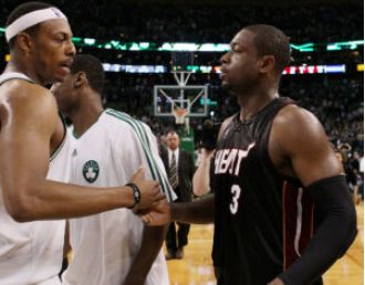 Dwyane Wade responds to Paul Pierce's opinions about his career.