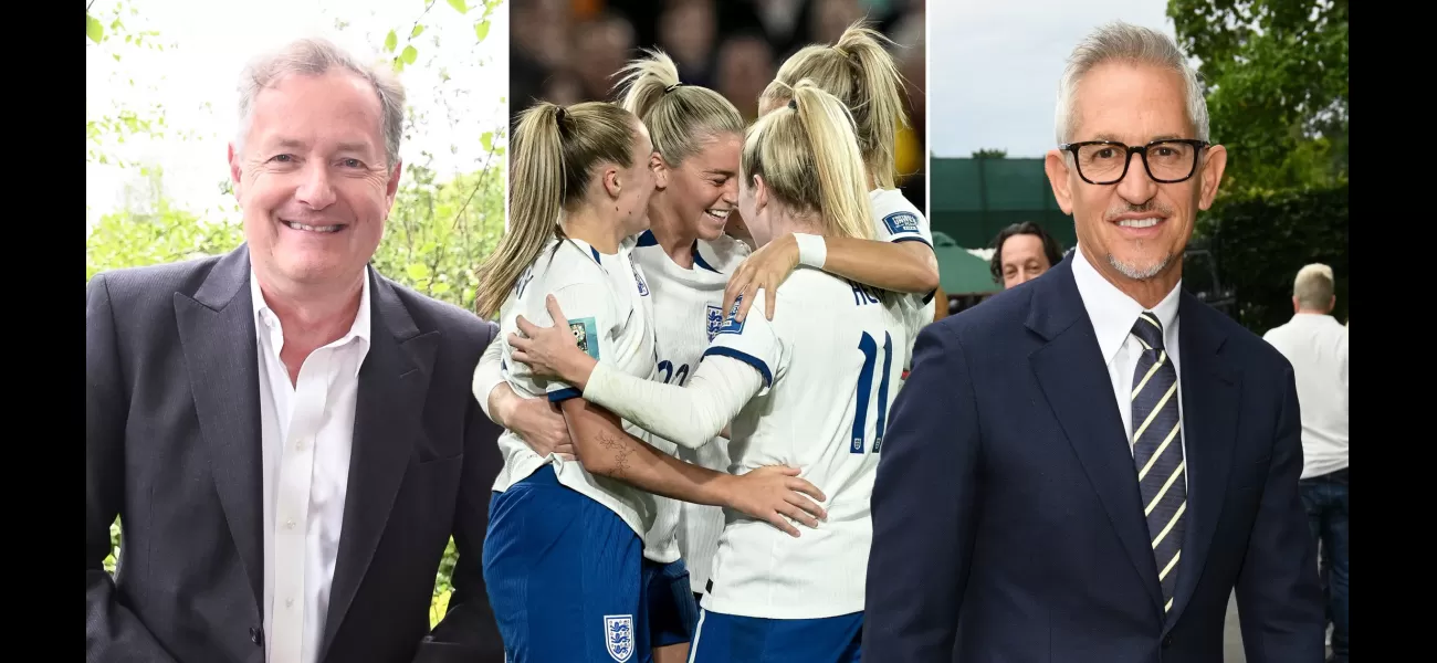 Piers and Gary cheer on England's Lionesses as they make it to the semi-finals of the World Cup.