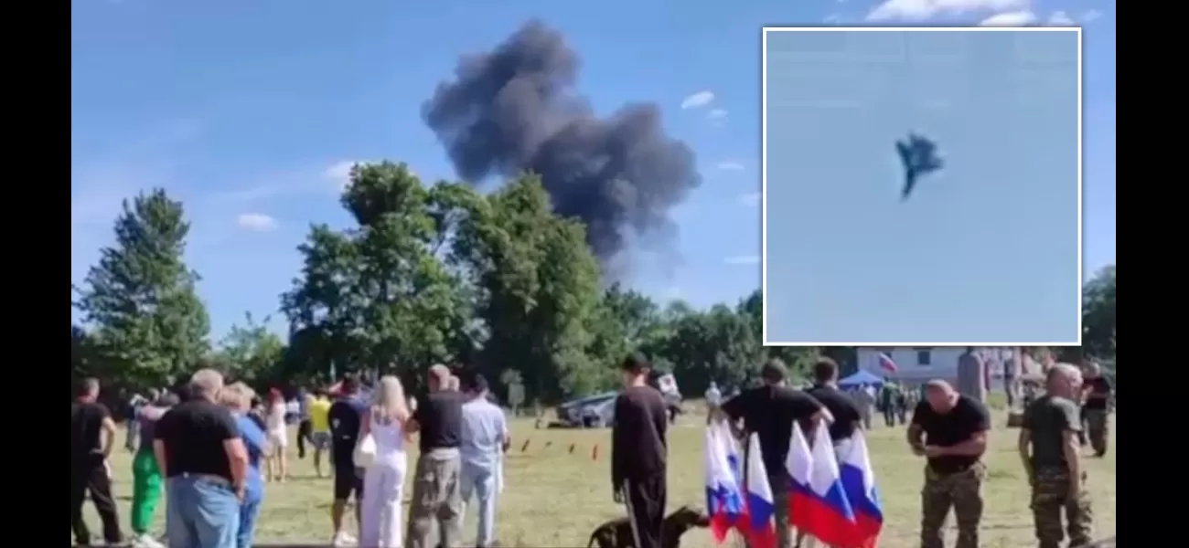 Russian military suffer another loss as a Su-30 fighter jet crashes, leaving Putin without the plane.