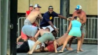 Black dock worker gives detailed account of fight in Montgomery, AL in deposition.
