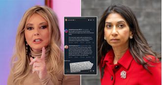 Carol Vorderman demands Suella Braverman's resignation, calling her the 