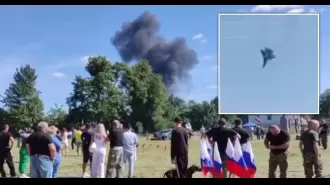 Russian military suffer another loss as a Su-30 fighter jet crashes, leaving Putin without the plane.
