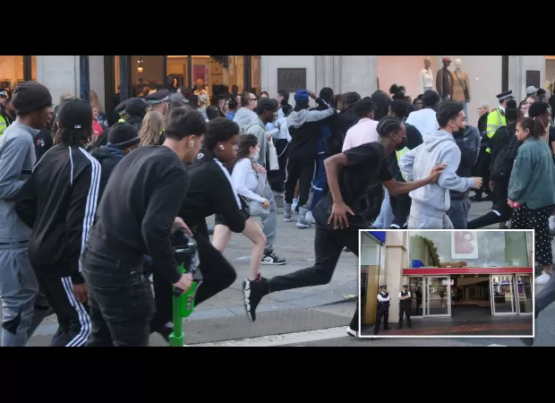 Police are warned and ready for a group of youths planning a raid at a shopping centre, motivated by a TikTok challenge.