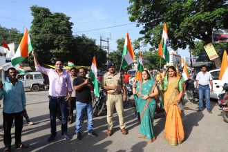 MP: Har Ghar Tiranga Abhiyaan picks up speed with bike rally to spread awareness.