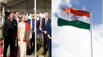 Shabana Azmi celebrates IFFM 2023 with a tricolour hoisting ceremony on Independence Day.