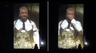 Sam Smith breaks down in tears on stage, overwhelmed by an emotional full-circle moment.
