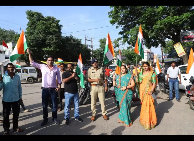 MP: Har Ghar Tiranga Abhiyaan picks up speed with bike rally to spread awareness.