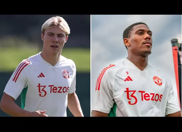 Erik ten Hag gives info on Hojlund and Martial's injuries: both are impacted.