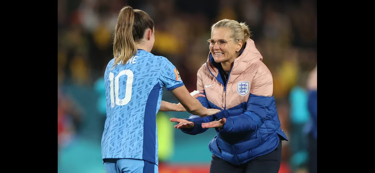 Sarina congratulated the Lionesses on reaching the World Cup final and urged them to keep fighting.