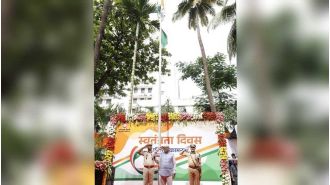Western Railway celebrated 77th Independence Day with a grand ceremony.