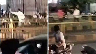 Man opens fire in Ahmedabad during failed robbery, locals chase him and apprehend him; dramatic video emerges.