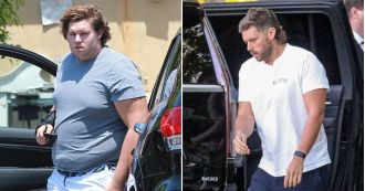 Arnold's son made a rare appearance, revealing a dramatic weight loss.
