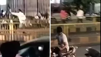 Man opens fire in Ahmedabad during failed robbery, locals chase him and apprehend him; dramatic video emerges.