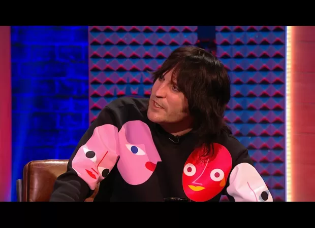 Noel Fielding confused after Lorraine Kelly spanked him.