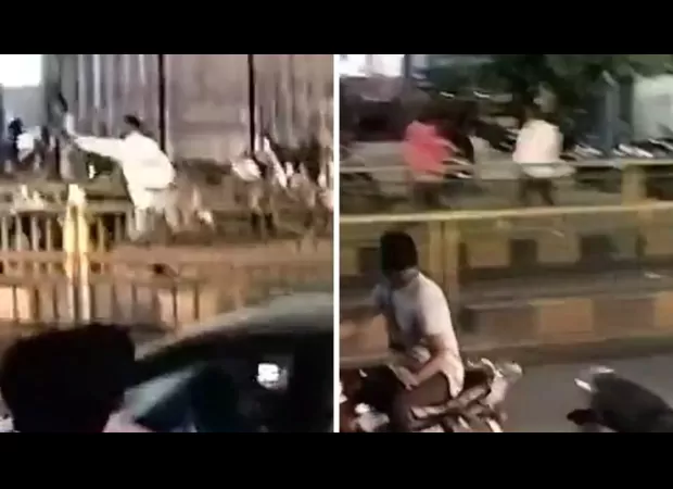 Man opens fire in Ahmedabad during failed robbery, locals chase him and apprehend him; dramatic video emerges.