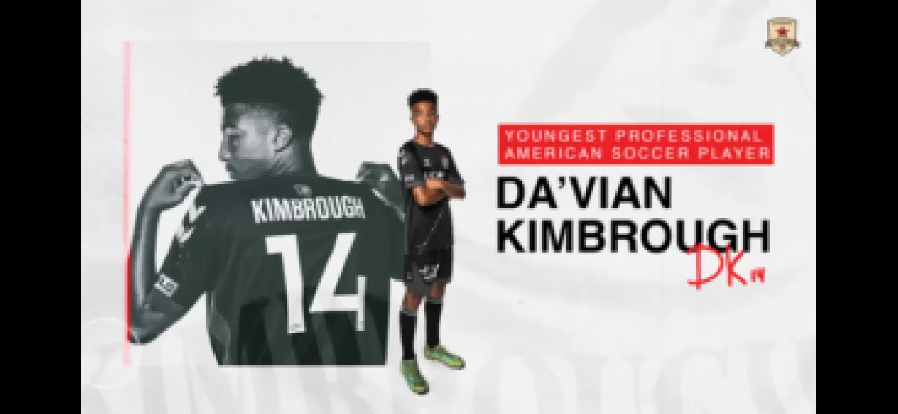 13-year-old Da'vian Kimbrough signs professional contract with Republic FC First Team.