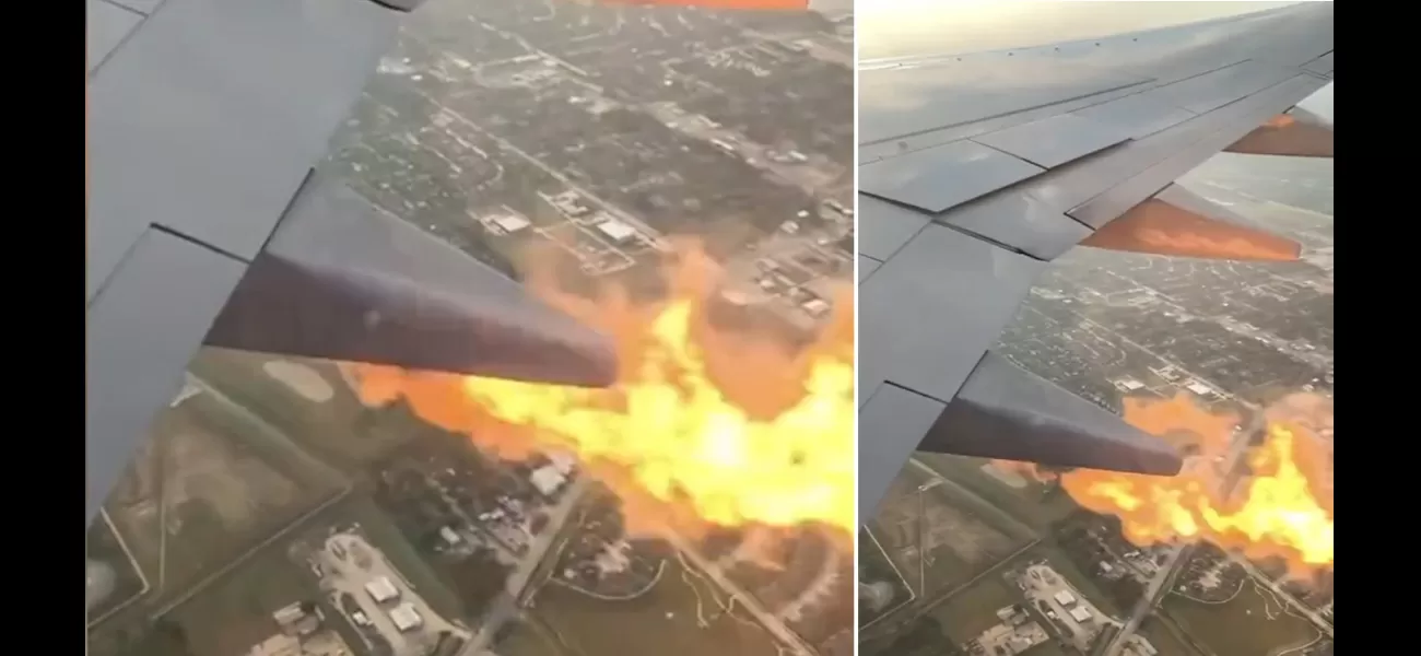 Fireballs shooting out of plane wing cause fear: 