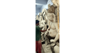 75,000 eco-friendly Ganesh idols ready in Bhopal for the festival season.