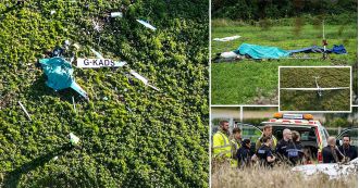 Pilot dies in tragic collision of two gliders in mid-air.