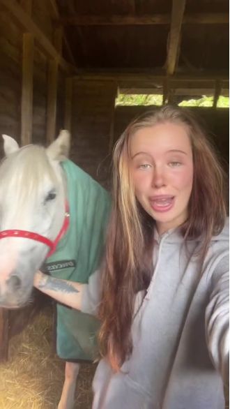 TV star faced an intimidating situation when an angry tractor driver confronted them for asking him to slow down for their horse.