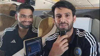Rinku Singh was overwhelmed with emotion after being selected for the Indian cricket team and the business class experience he had. (WATCH)