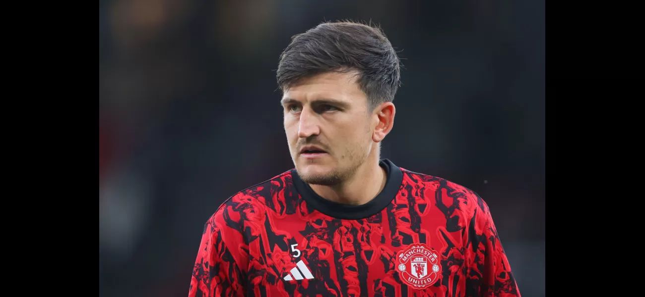 Harry Maguire out with a minor injury, not in Man U squad for Tottenham game.