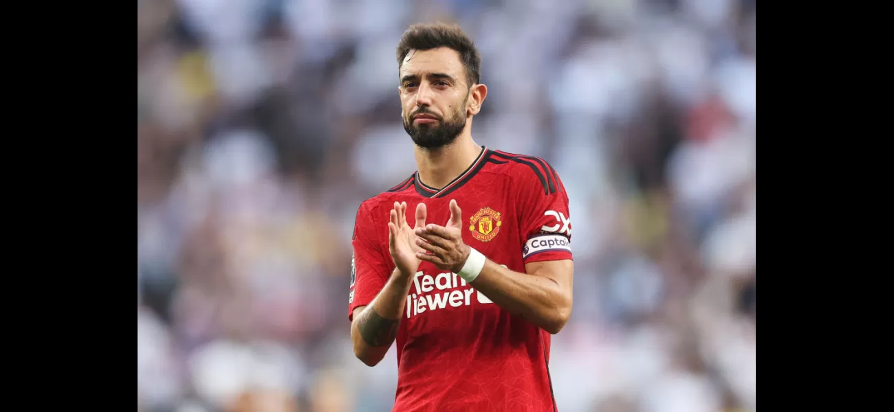 Bruno urges referee to apologize after Man U's loss to Spurs.