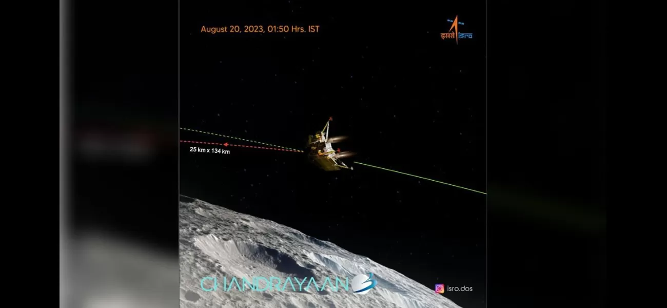 Chandrayaan-3 enters final stage before landing on Moon after deboosting.