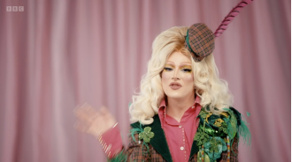 Drag Race star addresses speculation of romance after Alan Carr picture is posted.