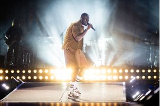 Stormzy puts on an epic performance in the pouring rain at All Points East festival, hailed as 