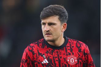 Harry Maguire out with a minor injury, not in Man U squad for Tottenham game.