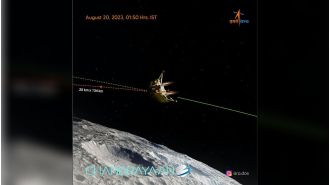 Chandrayaan-3 enters final stage before landing on Moon after deboosting.