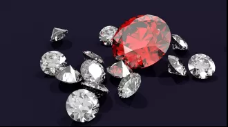 This year, not many diamonds have made it to the Panna office.