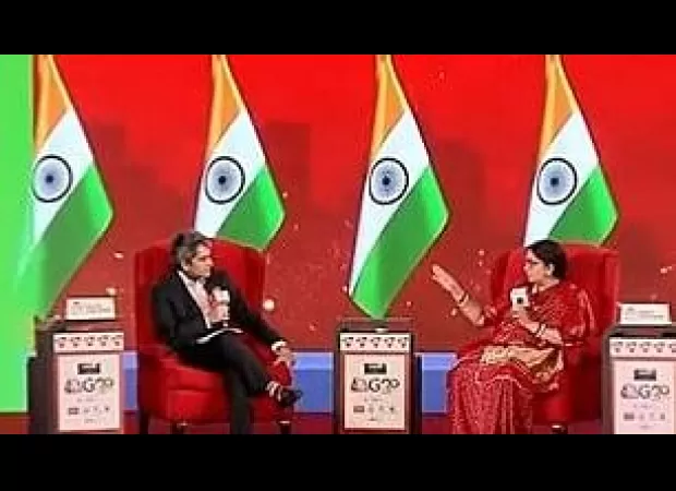 Smriti Irani responds to question on tomato price hike with humorous quip about Sudhir Chaudhary's jail days.