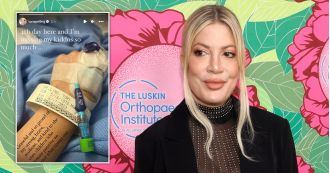Tori Spelling hospitalized and separated from her kids for days while receiving medical care.