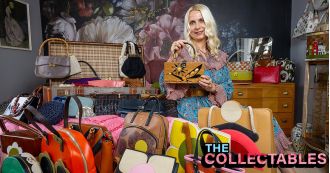 I like to stand out; I collect vintage bags and love to thrift shop.