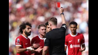 Liverpool appeal Alexis Mac Allister's red card given during the match.