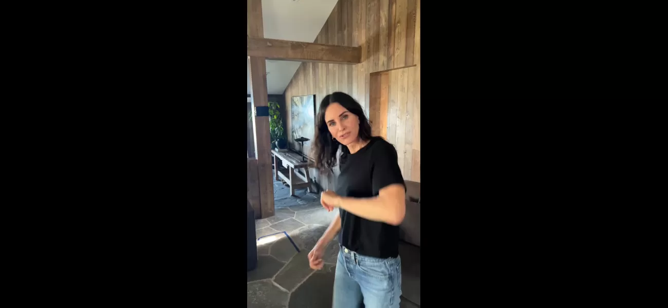 Courteney Cox reveals she's more like Monica Geller than we thought with a 