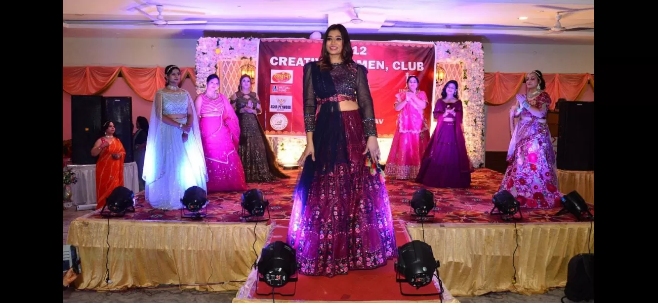 Women journalists in Bhopal took part in a fashion show to celebrate their work in the media.