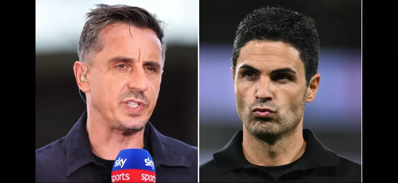 Gary Neville doubts Mikel Arteta's choice of goalkeeper.