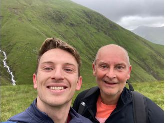 Dad's life was saved by his teammates on the football pitch when it seemed he would die.