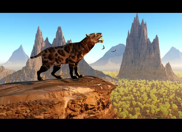 Sabertooth tigers weren't pets, but they may have made a sound similar to a purr.