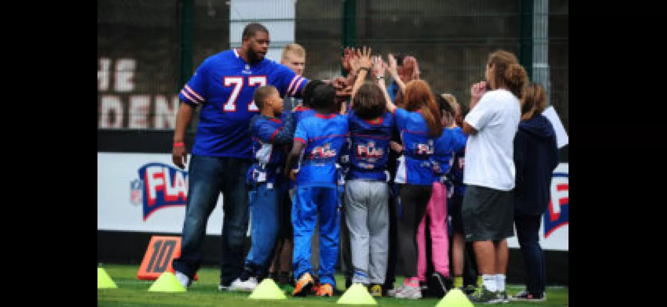 Players from the Buffalo Bills team held a school supply drive to support local students.