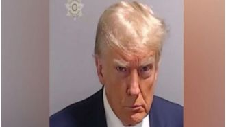 Trump arrested, mug shot released by Fulton Co. Sheriff's Office.